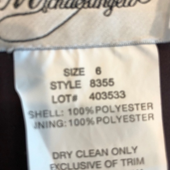 Michaelangelo formal/ Bridemaid Dress Size 6 New - Picture 3 of 4